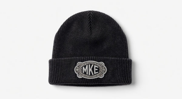 MKE Fisherman Beanie – Woven Patch