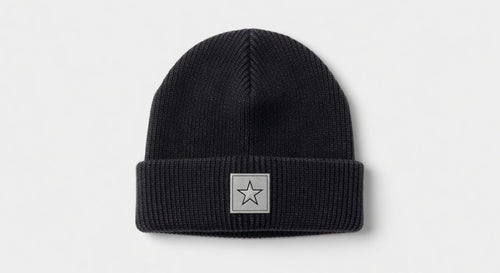 MKE Fisherman Beanie – Woven Patch